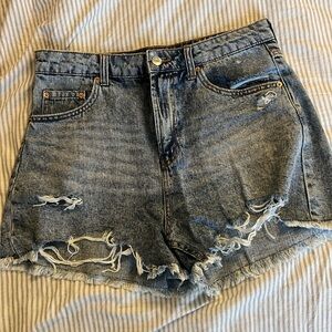 Distressed Denim Shorts- wild fable